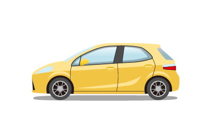 コンパクトカーのイラスト