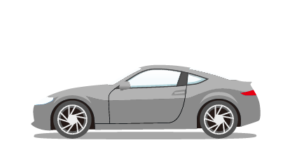 スポーツカーのイラスト