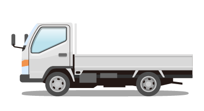 小型トラックのイラスト