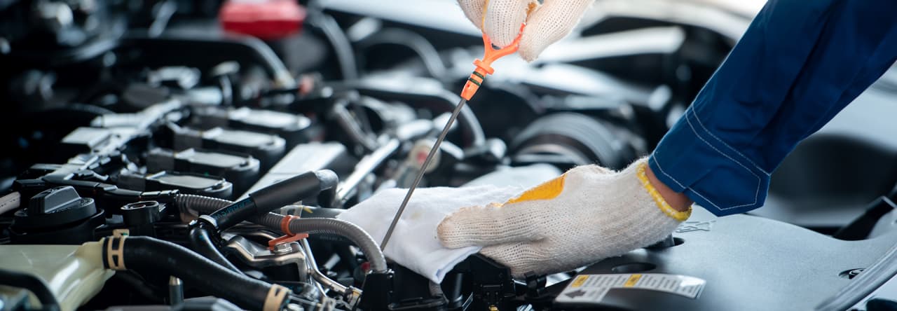 オイルレベルゲージの点検